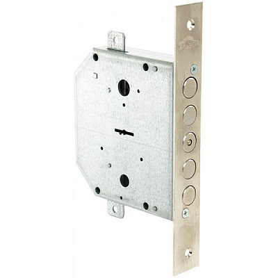 Дверний замок вхідний ЭЛЬБОР Граніт 1.06.02.5.1.1 (1.06.02.5.5) нікель