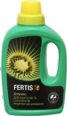 Удобрение минеральное Arvi Fertis для кактусов и суккулентов 0,5 л