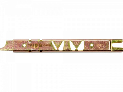 Шаблон YATO для заточки ограничителя глубины зубов цепей YT-85051