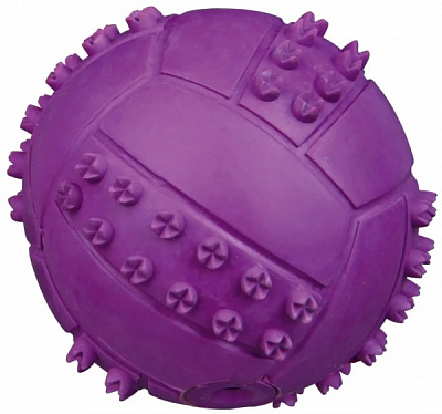 Іграшка Trixie для собак М'яч гумовий з пищалкою 6 см в асортименті 34841