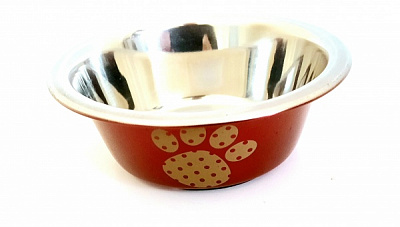 Миска Lilli Pet METAL STAR Paw&bone 240 мл