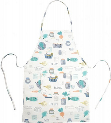 Фартук Fish 50х73 см белый La Nuit