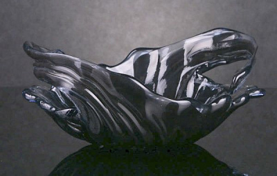 Ваза для фруктов Abbraccio 33x16 см черная Antonio Tammaro