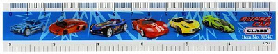 Линейка с принтом Super Car 15 см 9034C CLASS