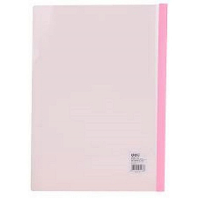 Папка с прижимом 5538Е А4 Макарон 8 мм Miracle розовый Deli