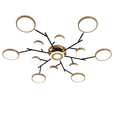 Люстра светодиодная Victoria Lighting 85 Вт черный с золотом Nectar/PL9 