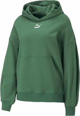 Джемпер Puma CLASSICS OVERSIZED HOODIE TR 53568437 р. XS зеленый