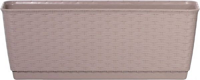 Ящик балконный Prosperplast Ratolla прямоугольный 14,7л (76964-7529) мокко 