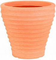 Горшок пластиковый Strata Морокан круглый 28л терракот 