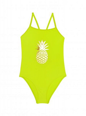Купальник для девочек Conte-Kids E Ananas р.140 /68 см желтый 