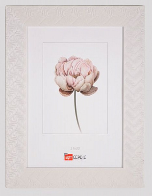 Рамка для фото Арт-Сервіс ЭА-01696 21х30 см белый/белый 