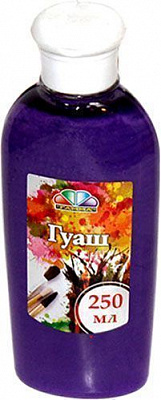 Фарба гуашева фіолетова 250 мл 341008 Гамма