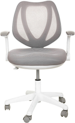 Крісло ігрове Центр Меблів Генрі біло-сірий