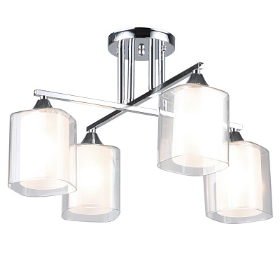 Люстра потолочная Victoria Lighting 4x60 Вт E27 хром Elision/PL4 chrome