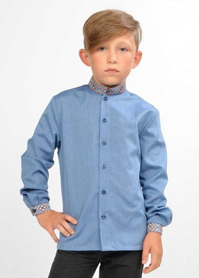 Сорочка Едельвіка 1121-18/00 р.152 блакитний 1121-18/00