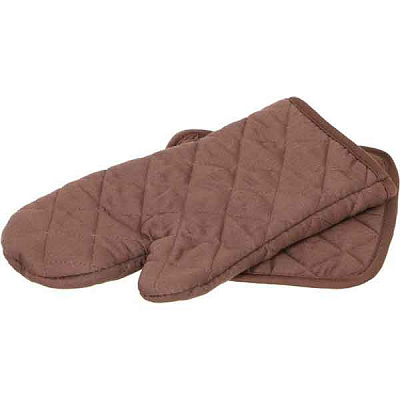 Набір кухонний рукавичка та прихватка 17x30 см кавовий