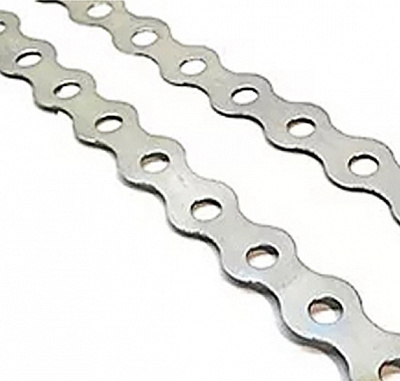 Перфострічка Профсталь монтажна (Хвиля) 18x15000 мм 0,55 мм