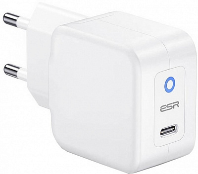 Сетевое зарядное устройство ESR USB-C mini PD Charger 20W для быстрой зарядки iPhone 