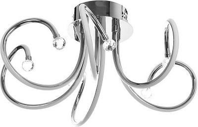 Люстра светодиодная Luce S0046S03 66 Вт хром 