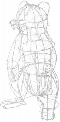 Декоративна фігура LED Ведмідь 120 см