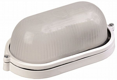 Светильник административный IEK НПП1401 овал 60 Вт IP54 белый 