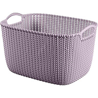 Корзина пластиковая Curver 240292 Knit L прямокутний 230x300x400 мм