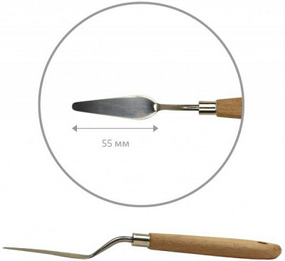 Мастихин 11904 капля 5,5 см код 1025 Rosa Start 