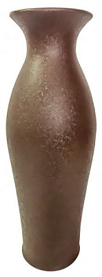 Ваза керамическая коричневая Эллада шелк 67х22 см