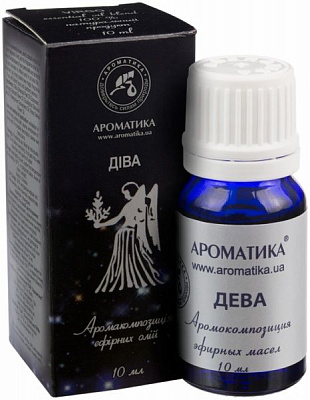 Аромакомпозиция Ароматика Діва серія Знаки зодіаку 10 мл 