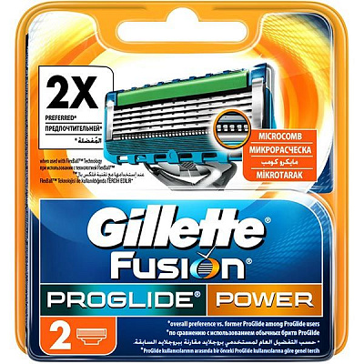 Змінний картридж Gillette Fusion 5 Proglide Power 2 шт.