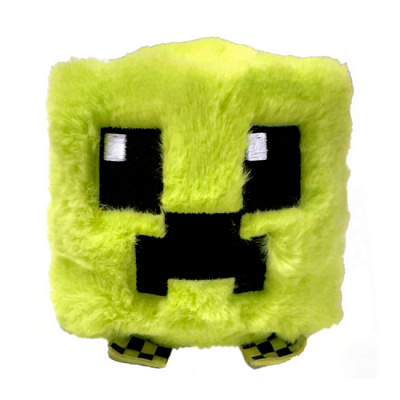 Коллекционная мягкая игрушка TY Beanie Bouncer Майнкрафт Крипер зеленый 83054