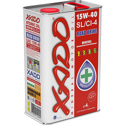 Моторное масло XADO Atomic Oil 15W-40 4 л (XA 20213)