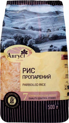 Рис Август пропаренный 500гр 