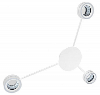 Люстра стельова Светкомплект G NURE 3xGX53 білий