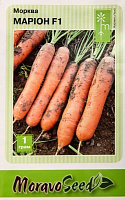 Семена MoravoSeeds морковь Марион 1г
