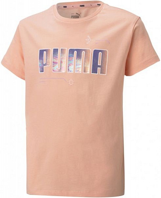 Футболка Puma Alpha Tee 58617026 128 персиковый