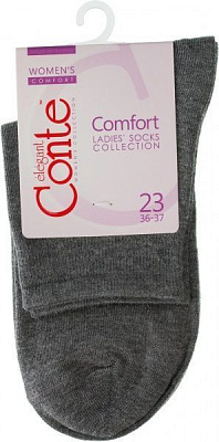 Носки женские Conte Comfort 000 р. 23 темно-серый 14С-114СП