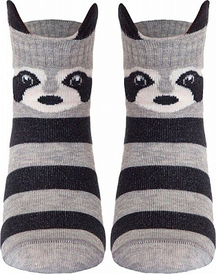 Носки детские Conte-Kids TIP-TOP 317 Енотики 17С-59СП р.24 серый черный 