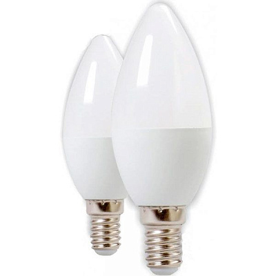 Лампа світлодіодна LightMaster LB-620 2 шт./уп. 4 Вт C37 матова E14 220 В 2700 К