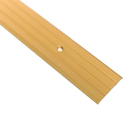 Профіль алюмінієвий рифлений 40 мм 0.9 м золотий