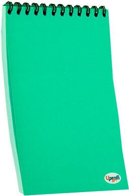 Книга для записей Office Color note green, А4 Uprofi plan