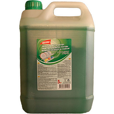 Засіб Сан-Клін для посуду 5 л Яблуко