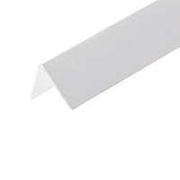 Уголок отделочный 10x10x2750 мм белый