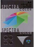 Бумага цветная Spectra Color A4 80 г/м 100 листов черный 