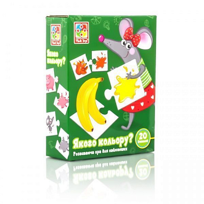 Развивающая игра Vladi Toys Какого цвета? VT1804-29