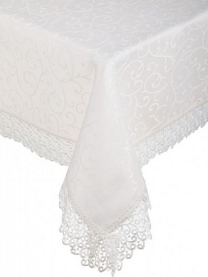 Скатертина Jacguard 260x150 см бежевий