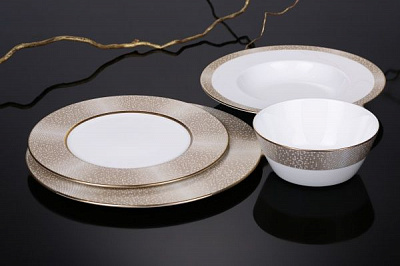 Сервіз столовий Gold Dust 24 предмети на 6 персон Narumi