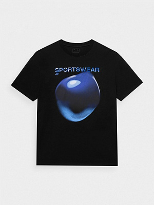 Футболка 4F TSHIRT M1177 4FRSS23TTSHM1177-20S р.XL чорний