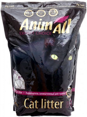 Наповнювач для котячого туалету AnimALL Фіолетовий Аметист 5 л