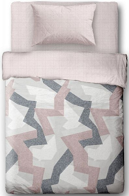 Комплект постельного белья Levin 1,5 бежевый с рисунком Ibodo 